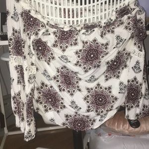 Off the shoulder Charlotte Russe top